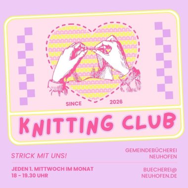 Pink Knitting Club Social Media Graphic Instagram Post - 1 Pink Knitting Club Social Media Graphic Instagram Post - 1